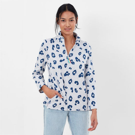 Women's Pip Print Sweatshirt Grey Large Leopard