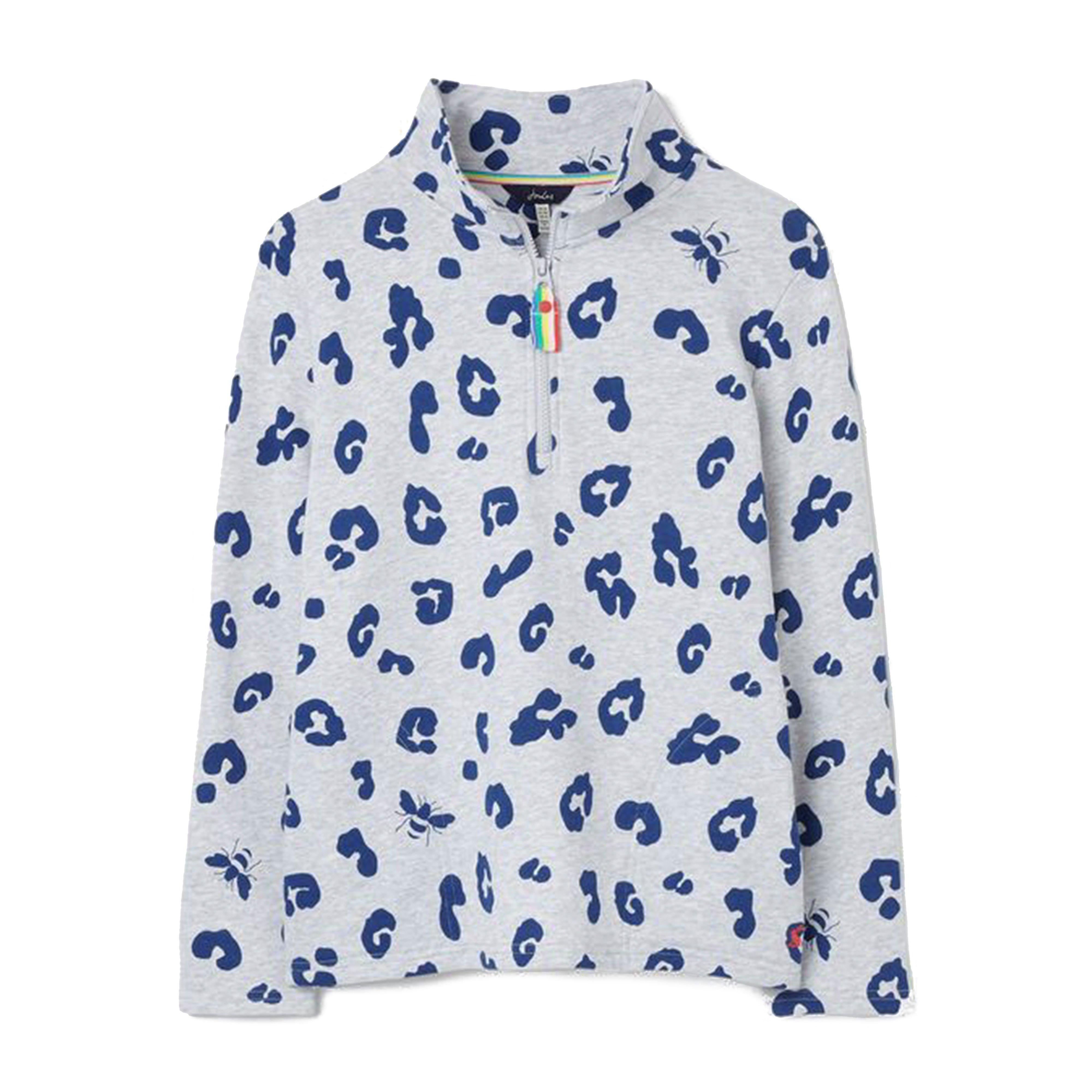 Women's Pip Print Sweatshirt Grey Large Leopard