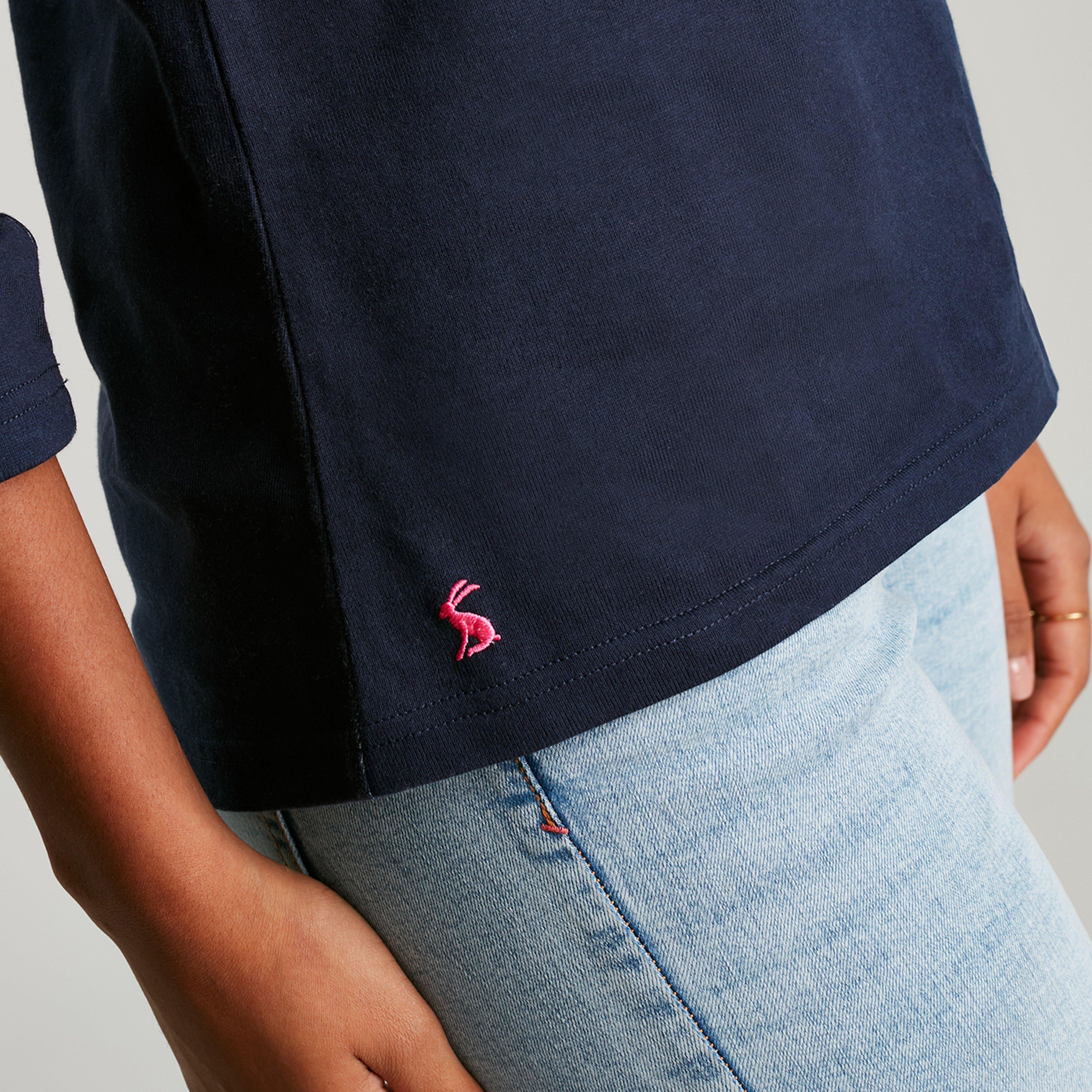 Womens Harbour Top Multi Scallop Stripe