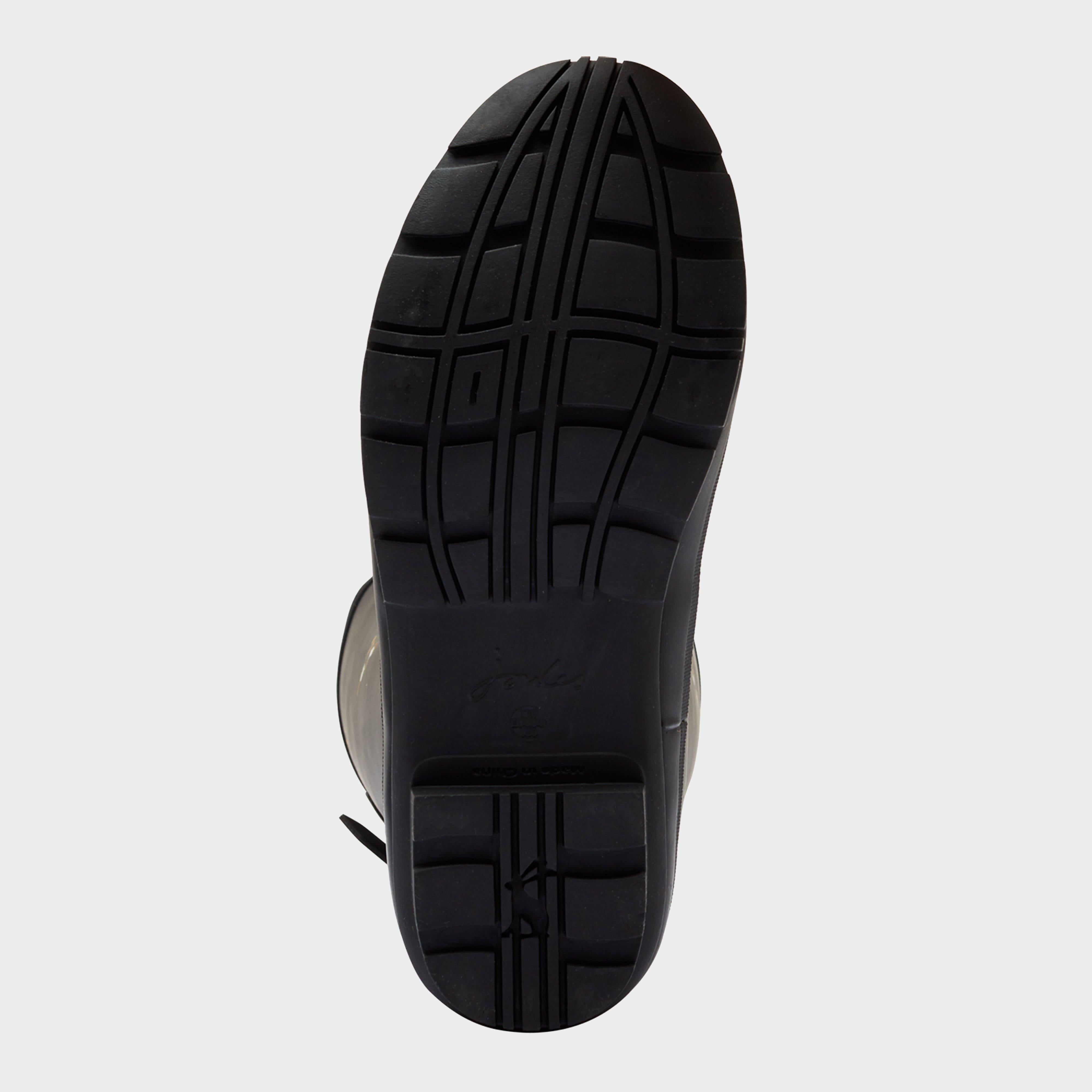 Womens Welly Print Wellies Black Metallic Bees