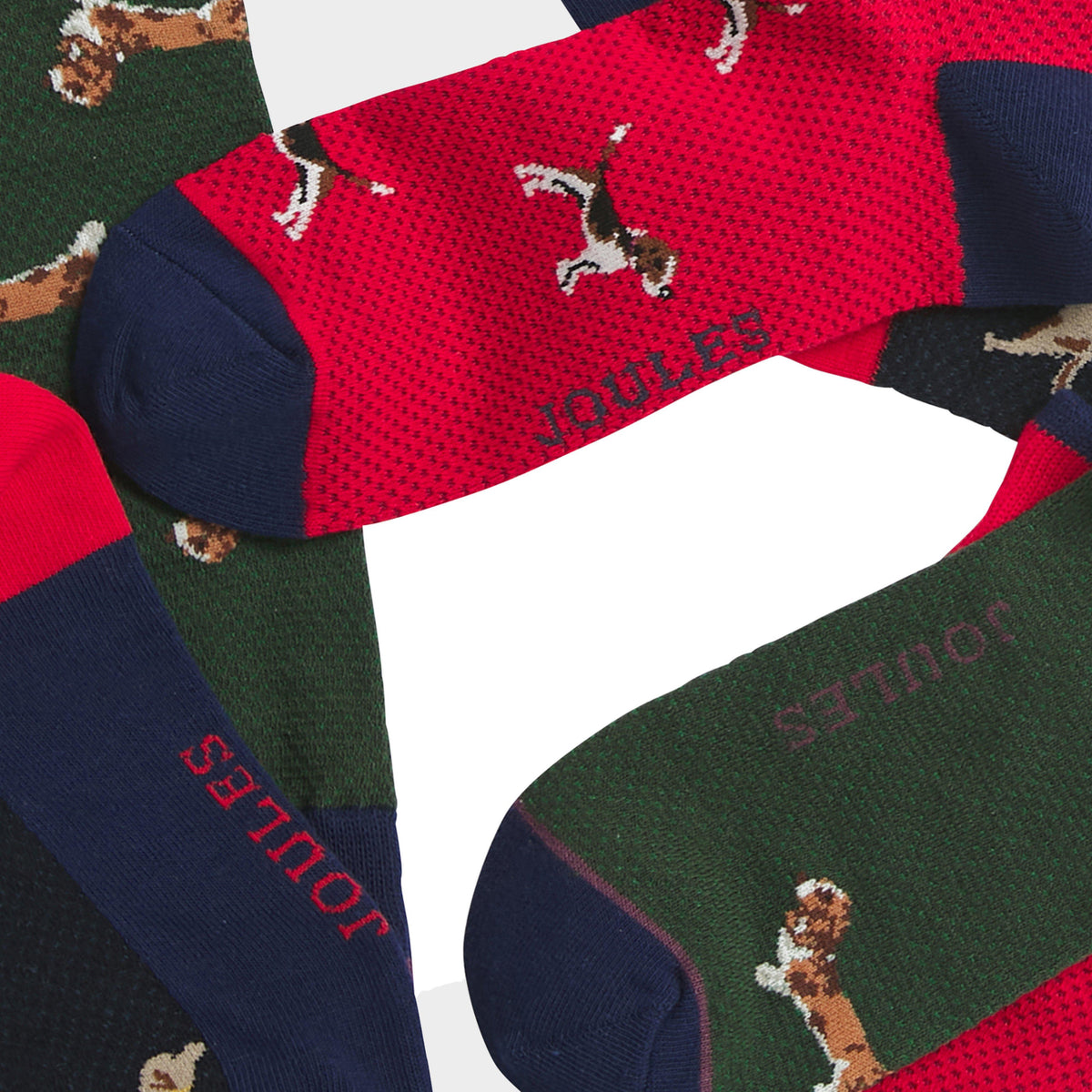 Mens Striking Socks Textured Dogs