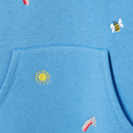 Kids Lucas Hoody Blue Weather