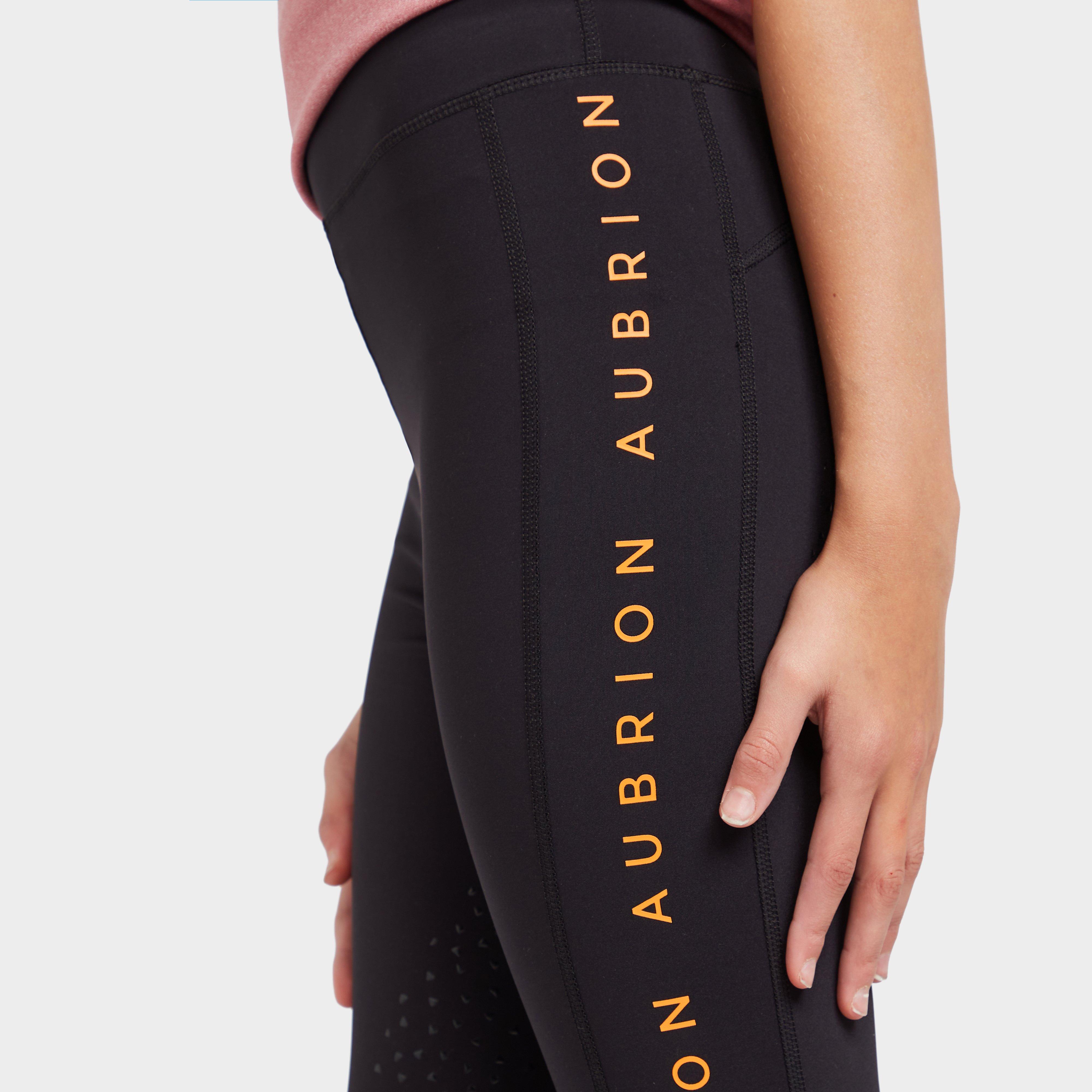 Kids Brook Logo Riding Tights Jet Black