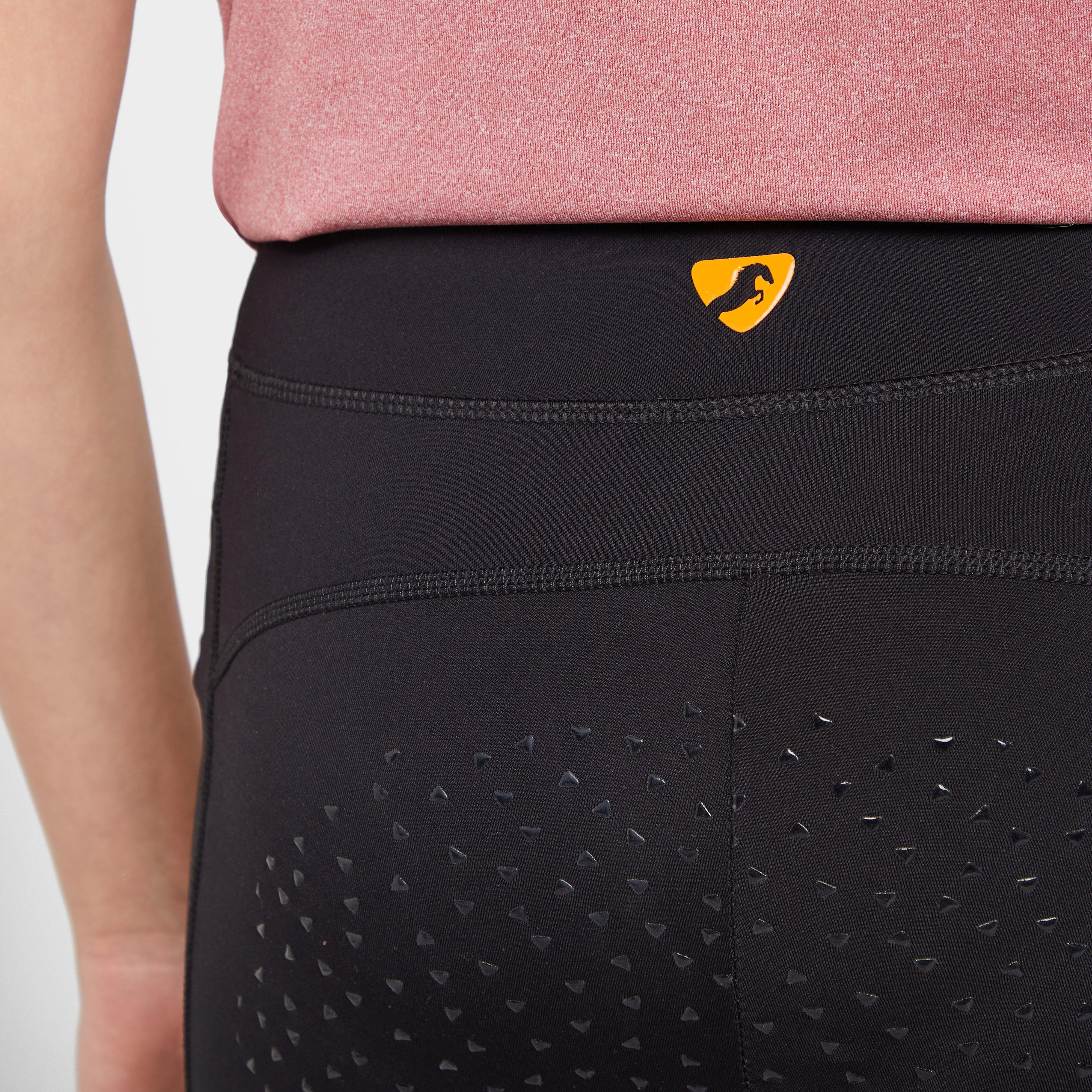 Kids Brook Logo Riding Tights Jet Black