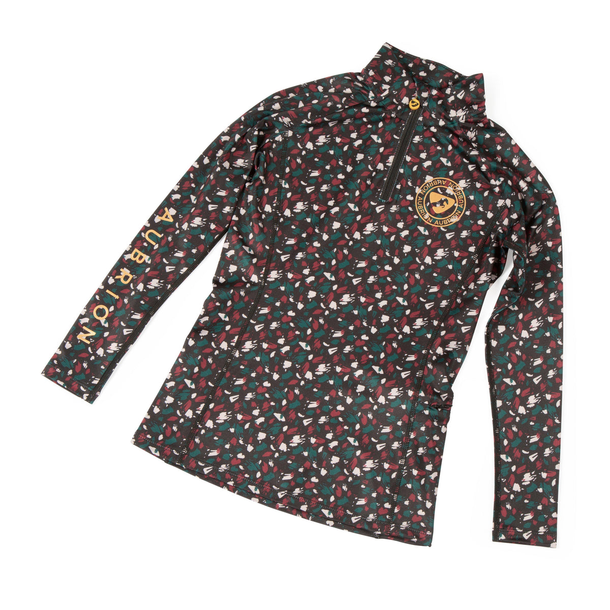 Kids Newbury Long Sleeved Base Layer Brushed Stroke