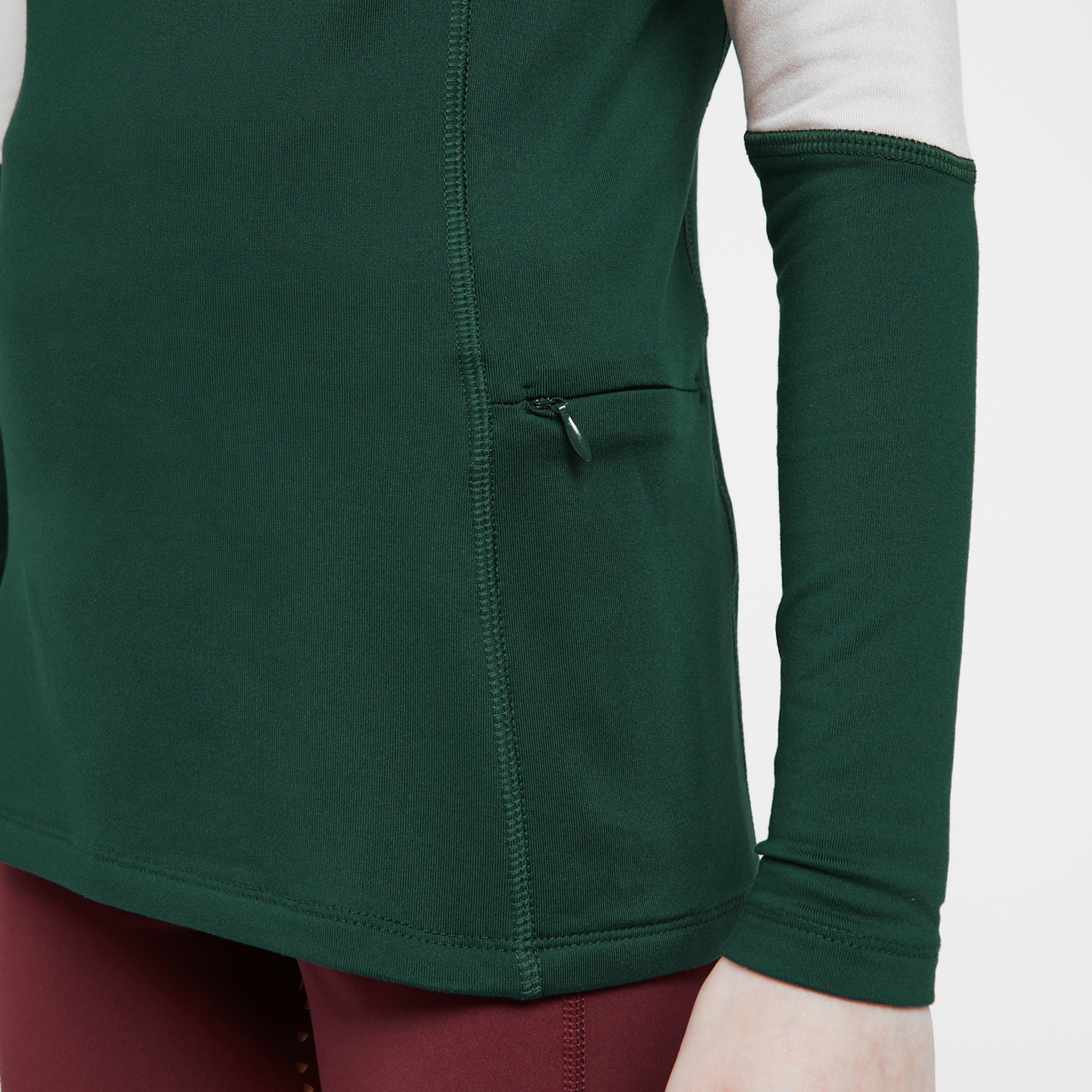 Kids Newbury Long Sleeved Base Layer Dark Green