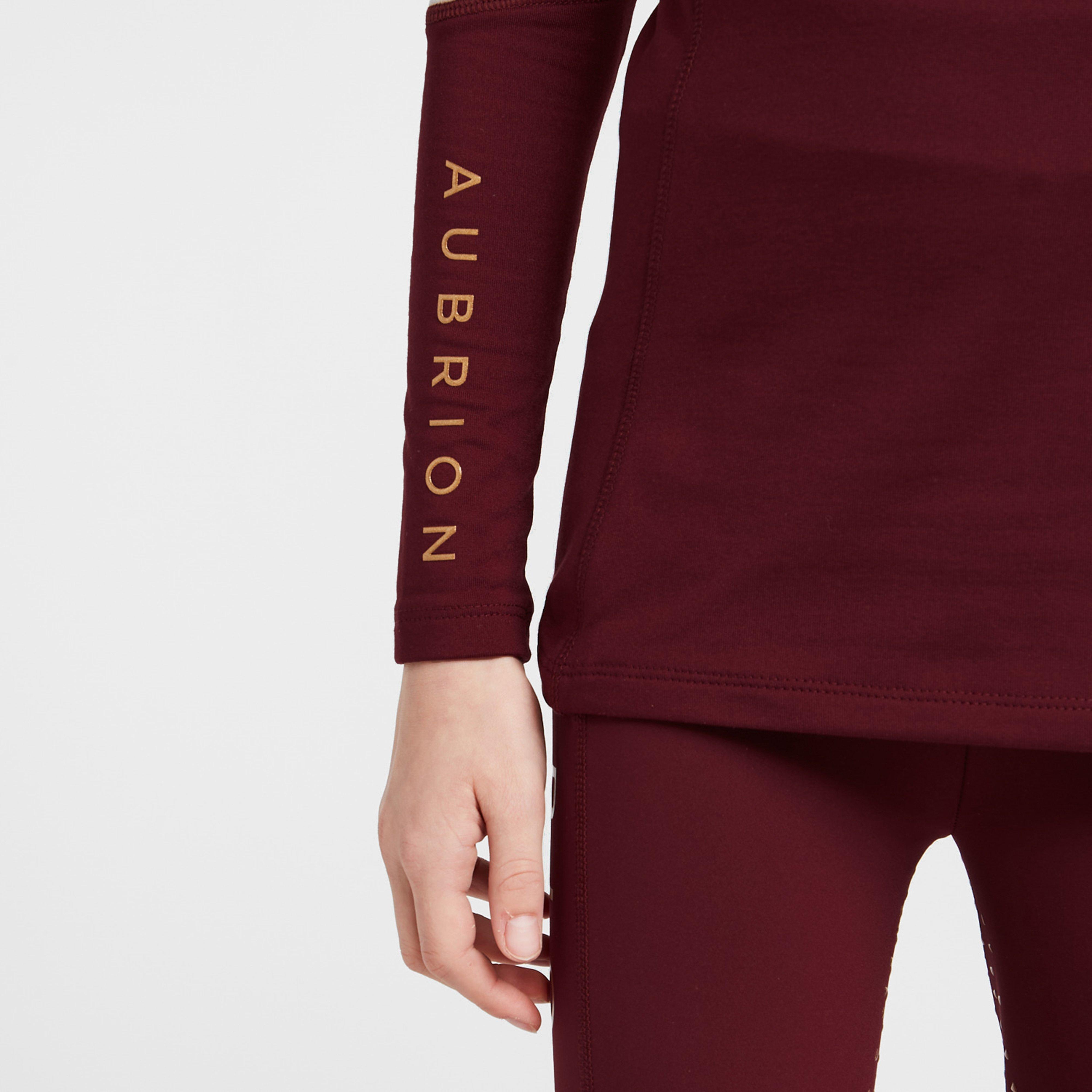 Kids Newbury Long Sleeved Base Layer Wine