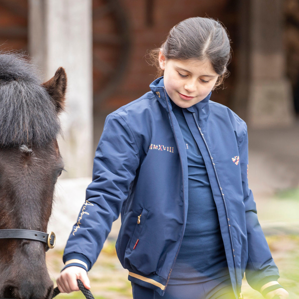 Kids Team Jacket Navy