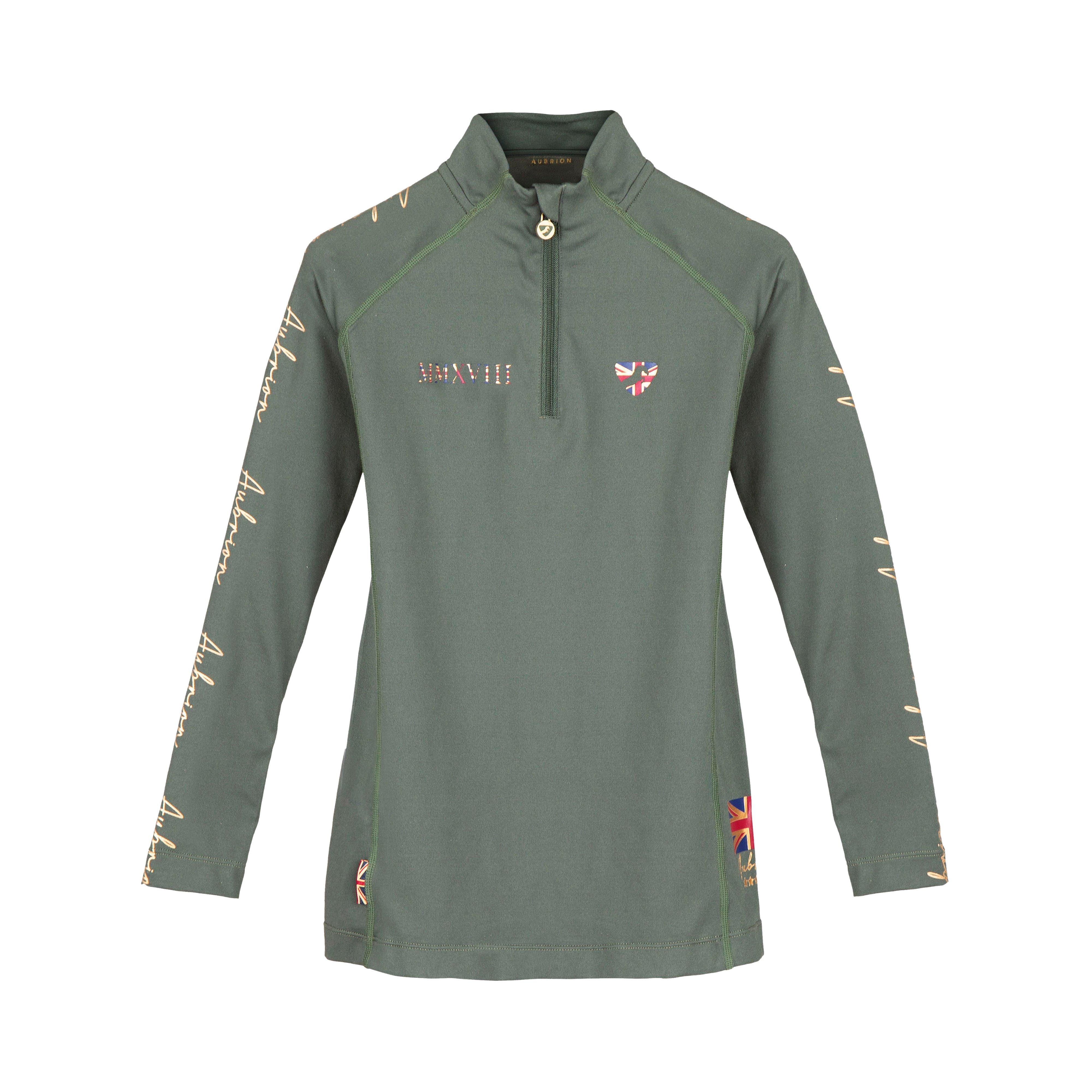 Kids Team Long Sleeved Base Layer Khaki