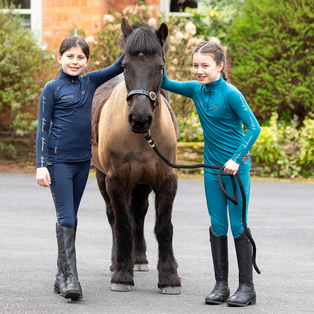 Kids Team Long Sleeved Base Layer Navy