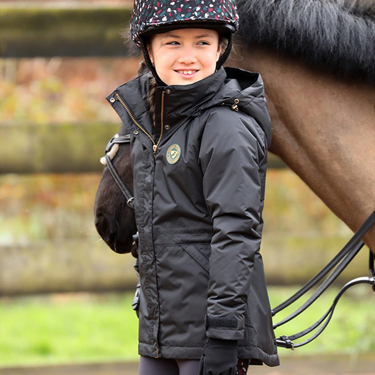 Kids Woodford Coat Charcoal