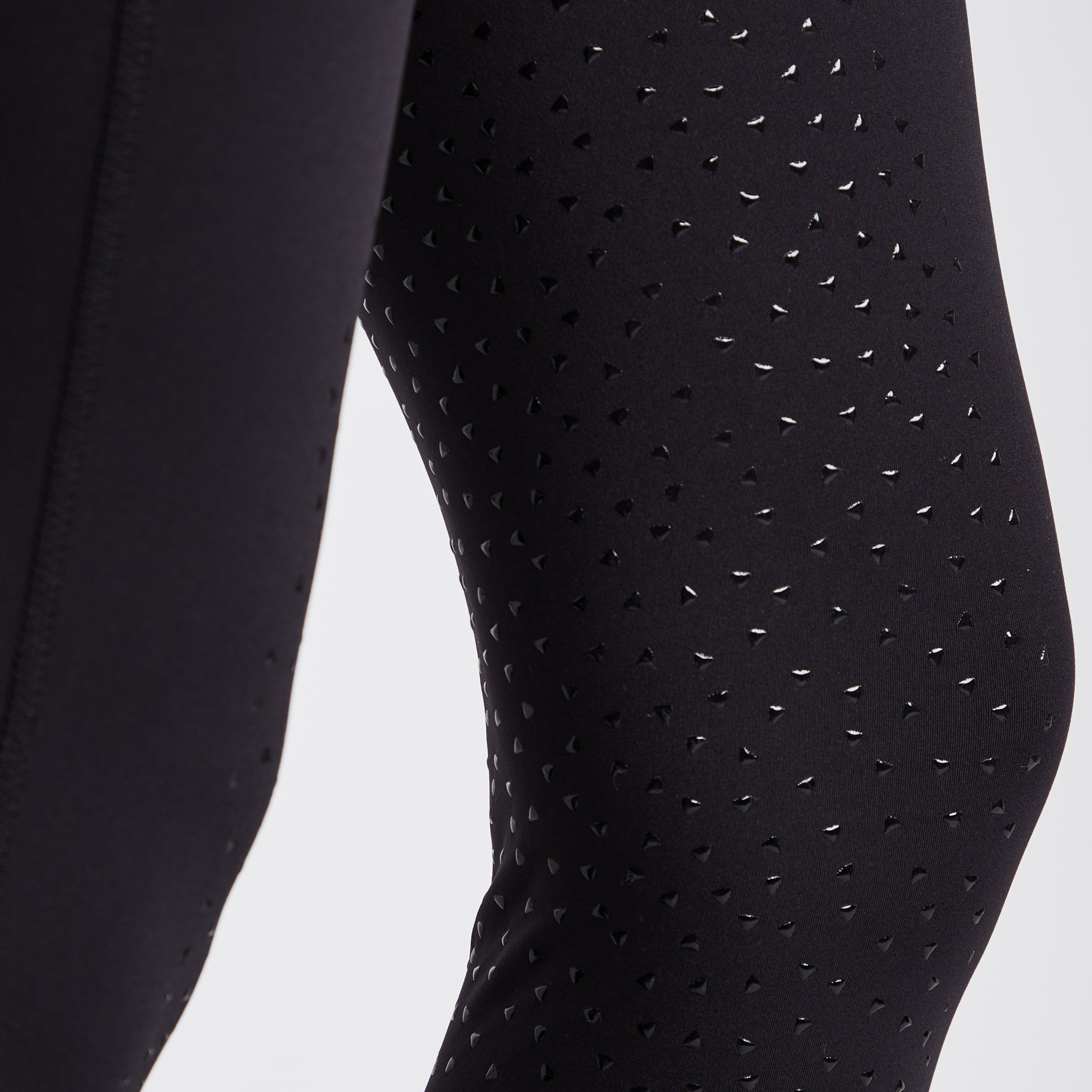 Womens Brook Logo Riding Tights Black