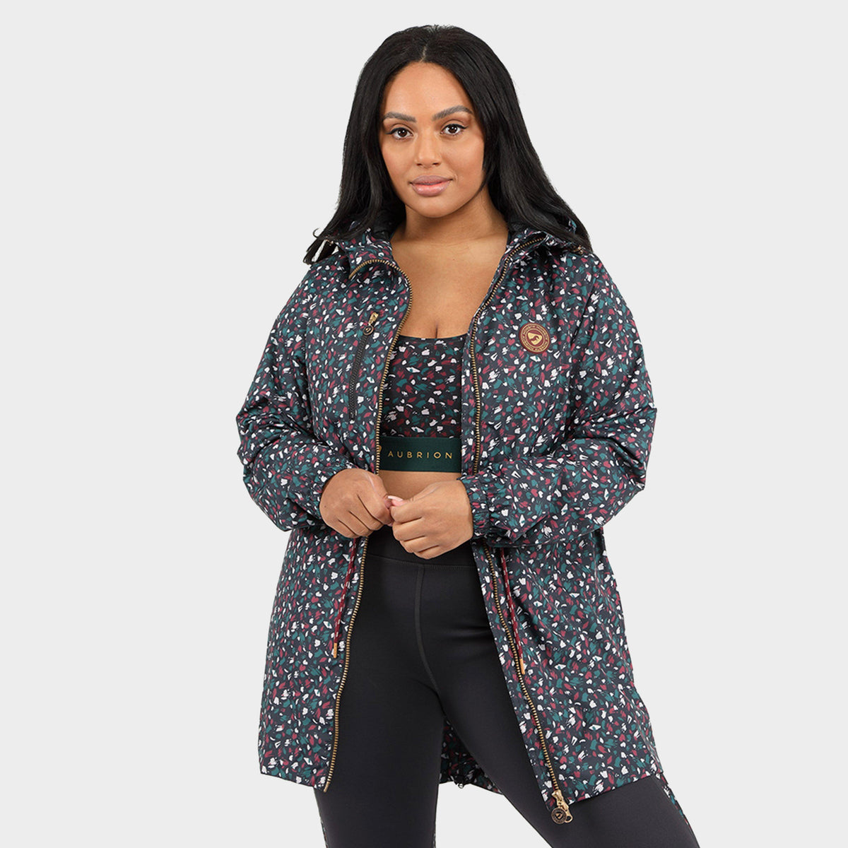 Womens Hackney Rain Jacket Brushed Stroke