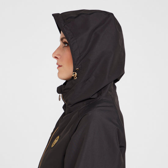 Womens Hackney Rain Jacket Charcoal