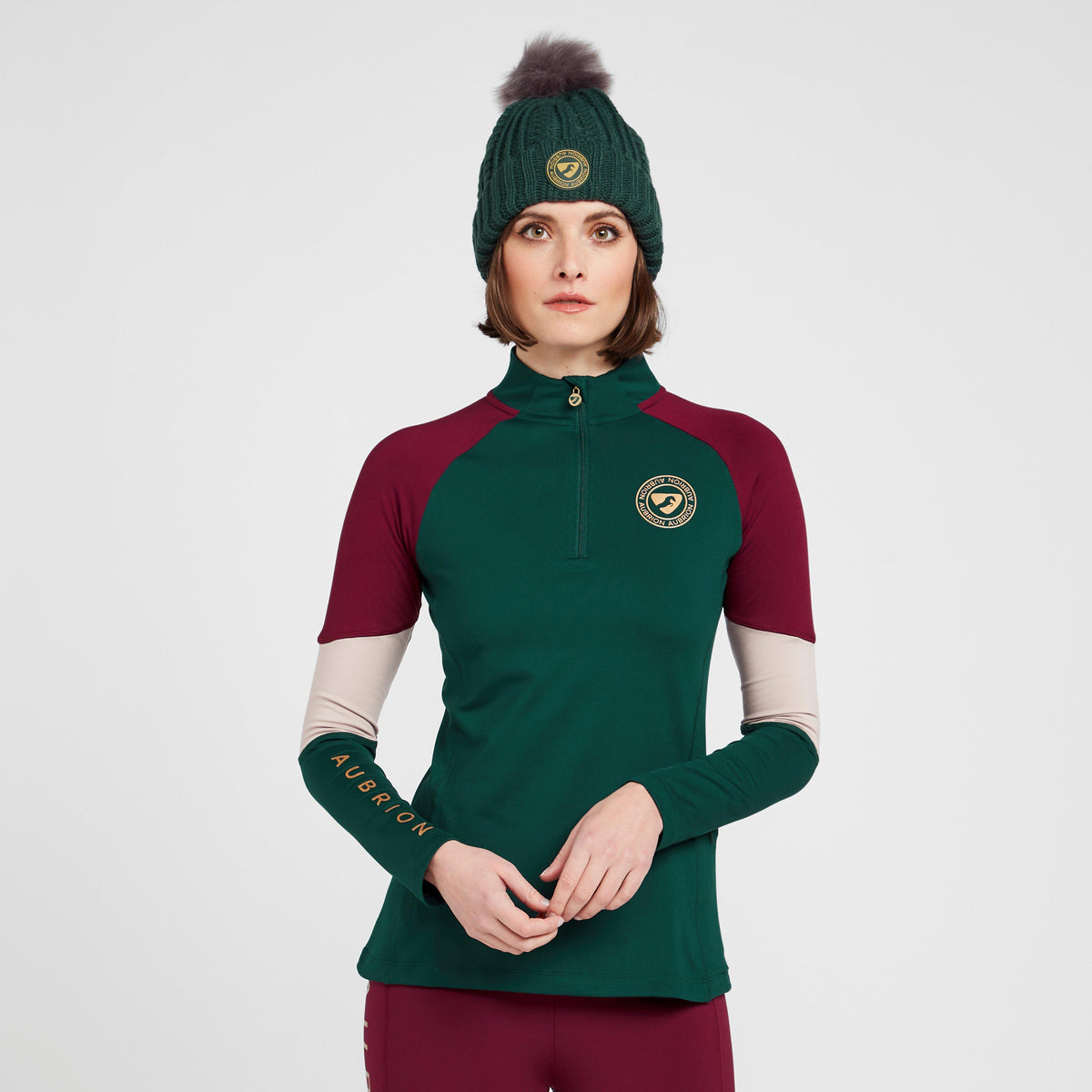 Womens Newbury Long Sleeved Base Layer Dark Green