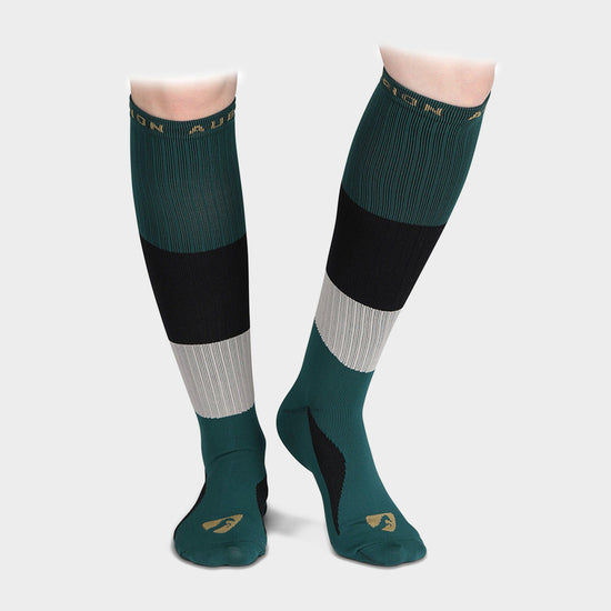Womens Perivale Compression Socks Dark Green