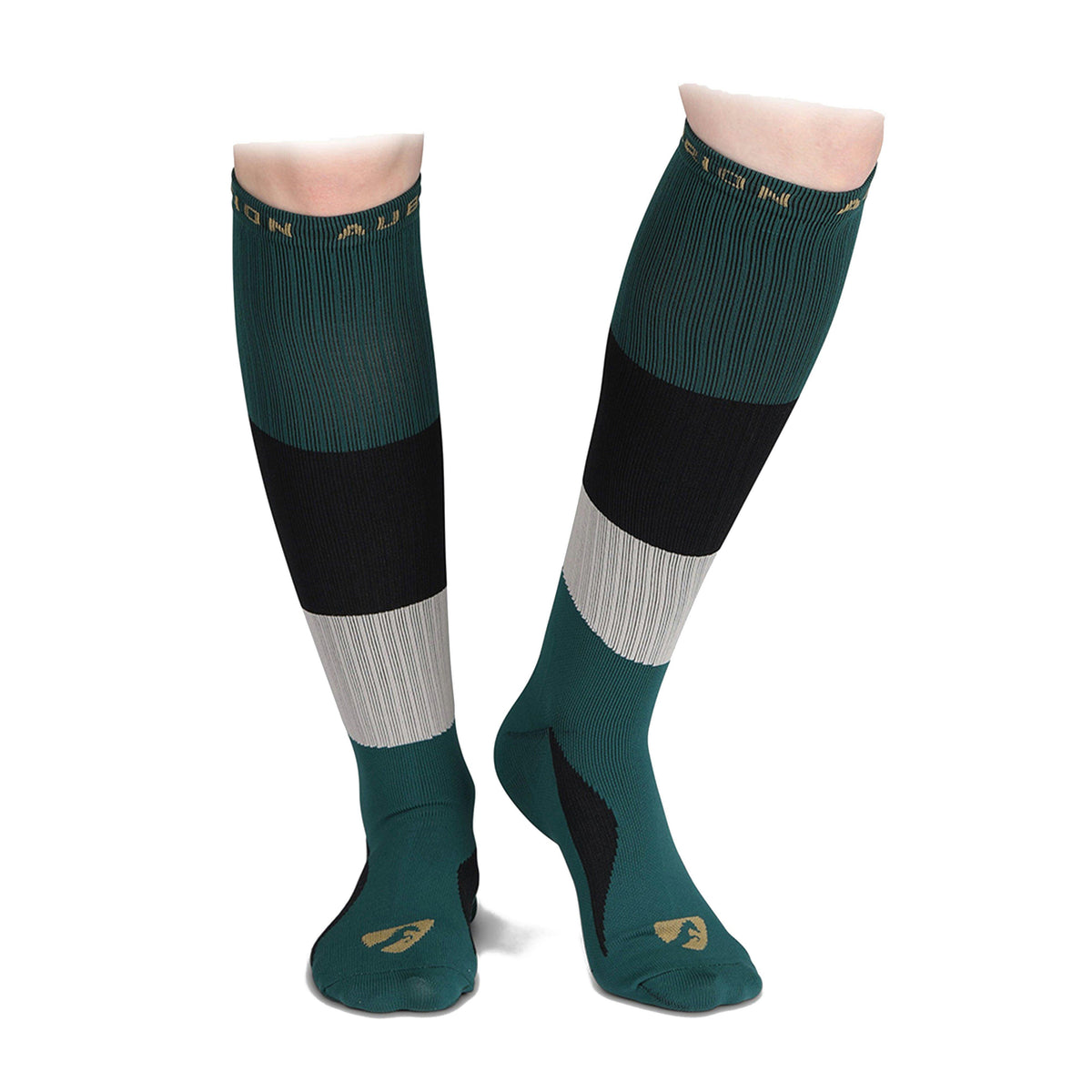 Womens Perivale Compression Socks Dark Green