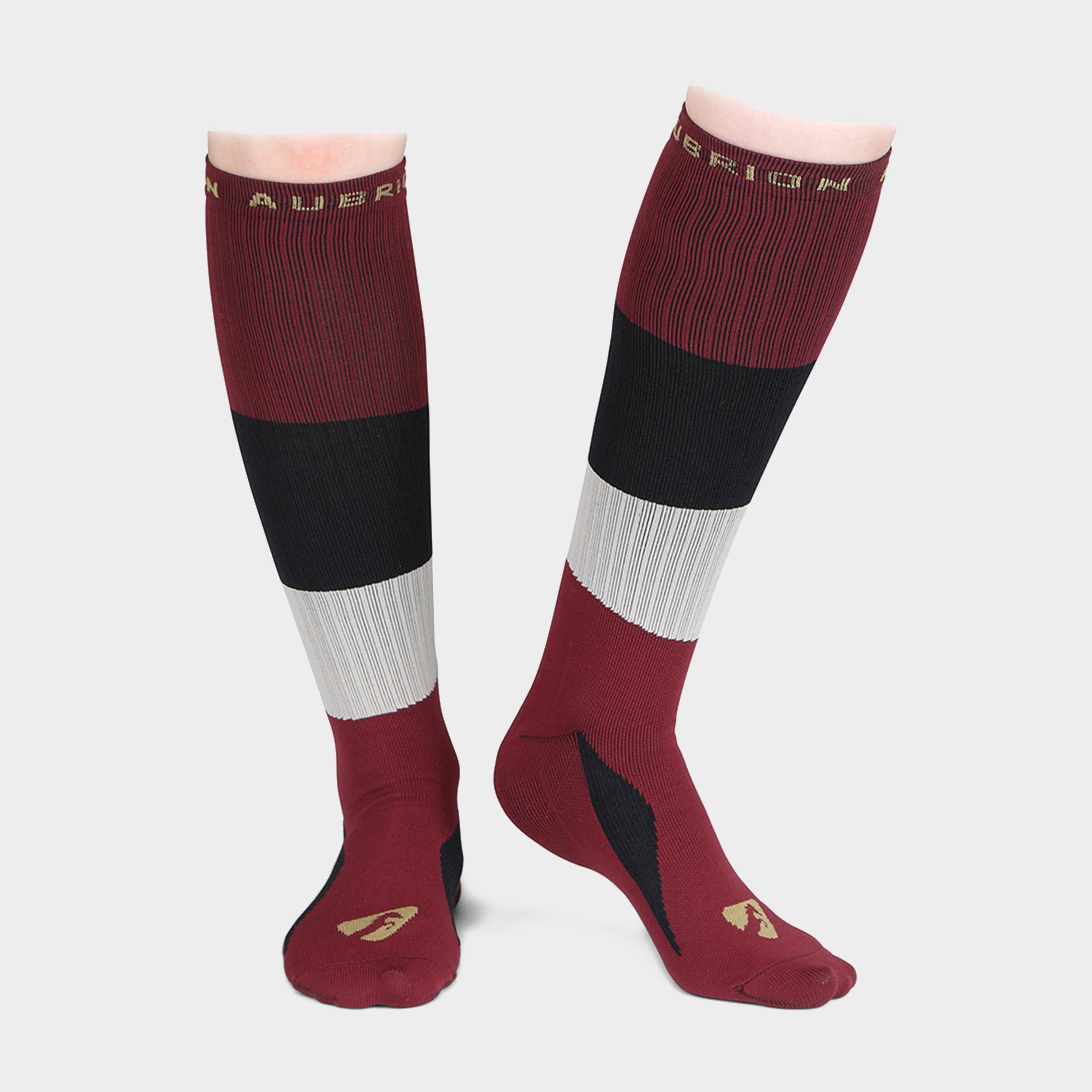 Womens Perivale Compression Socks Wine