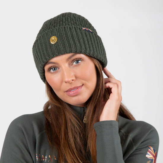 Womens Team Beanie Khaki