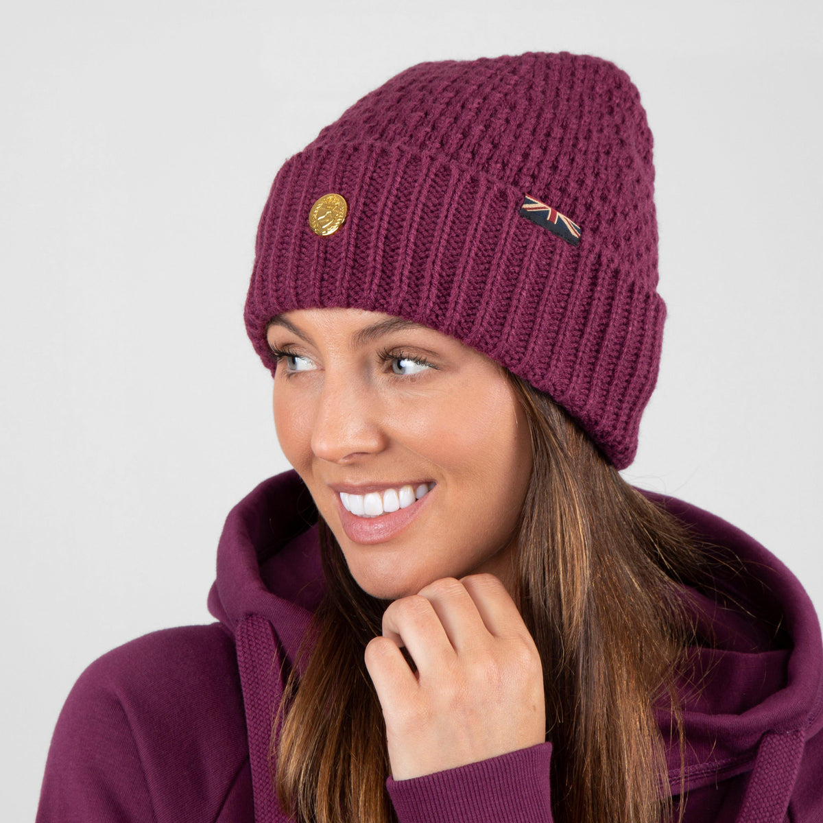 Womens Team Beanie Mulberry