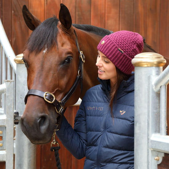 Womens Team Beanie Mulberry