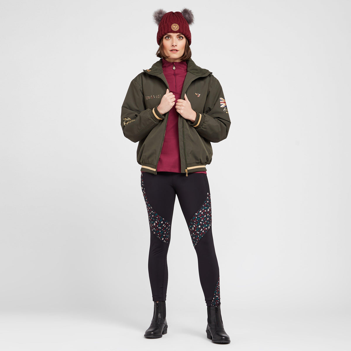 Womens Team Jacket Khaki