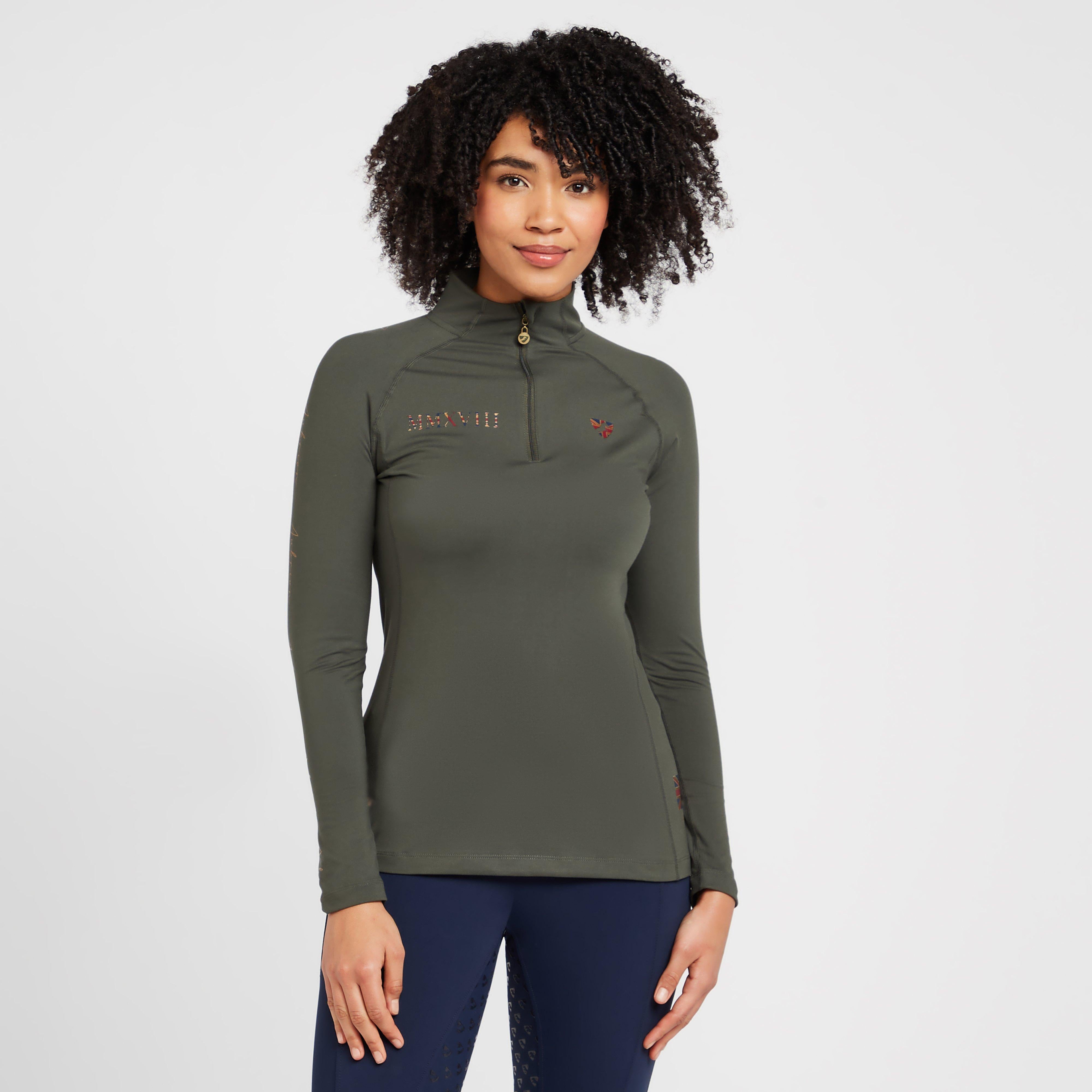 Womens Team Long Sleeved Base Layer Khaki