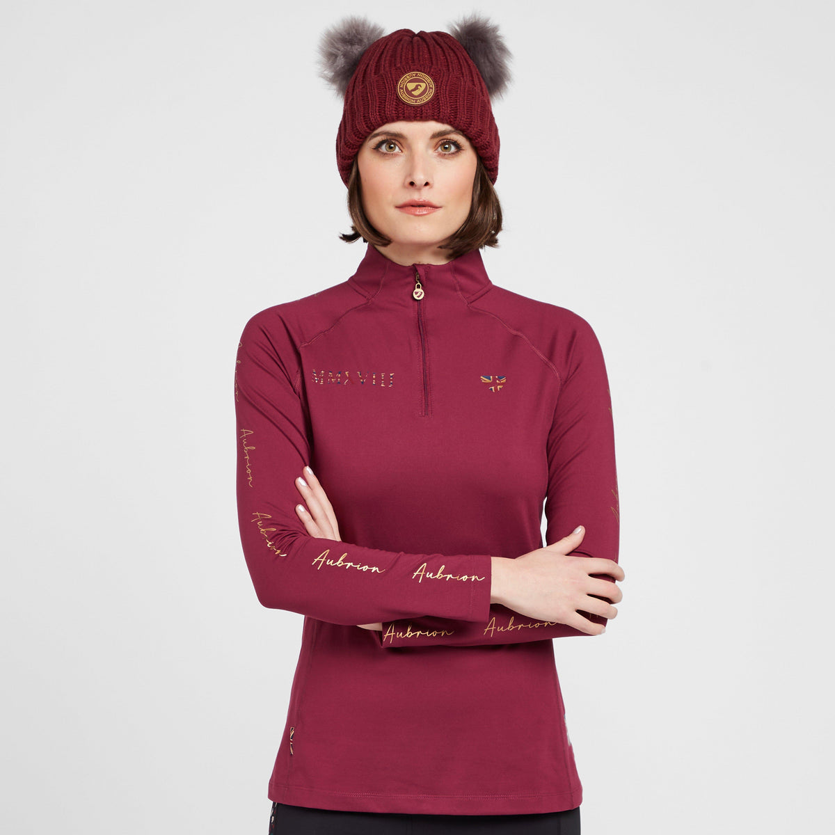 Women's Team Long Sleeved Base Layer Mulberry