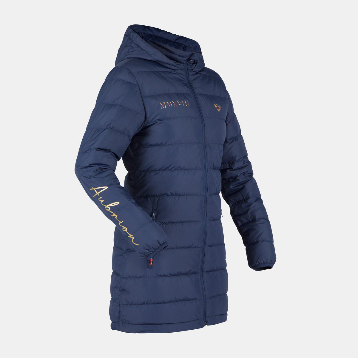 Womens Team Padded Coat Navy
