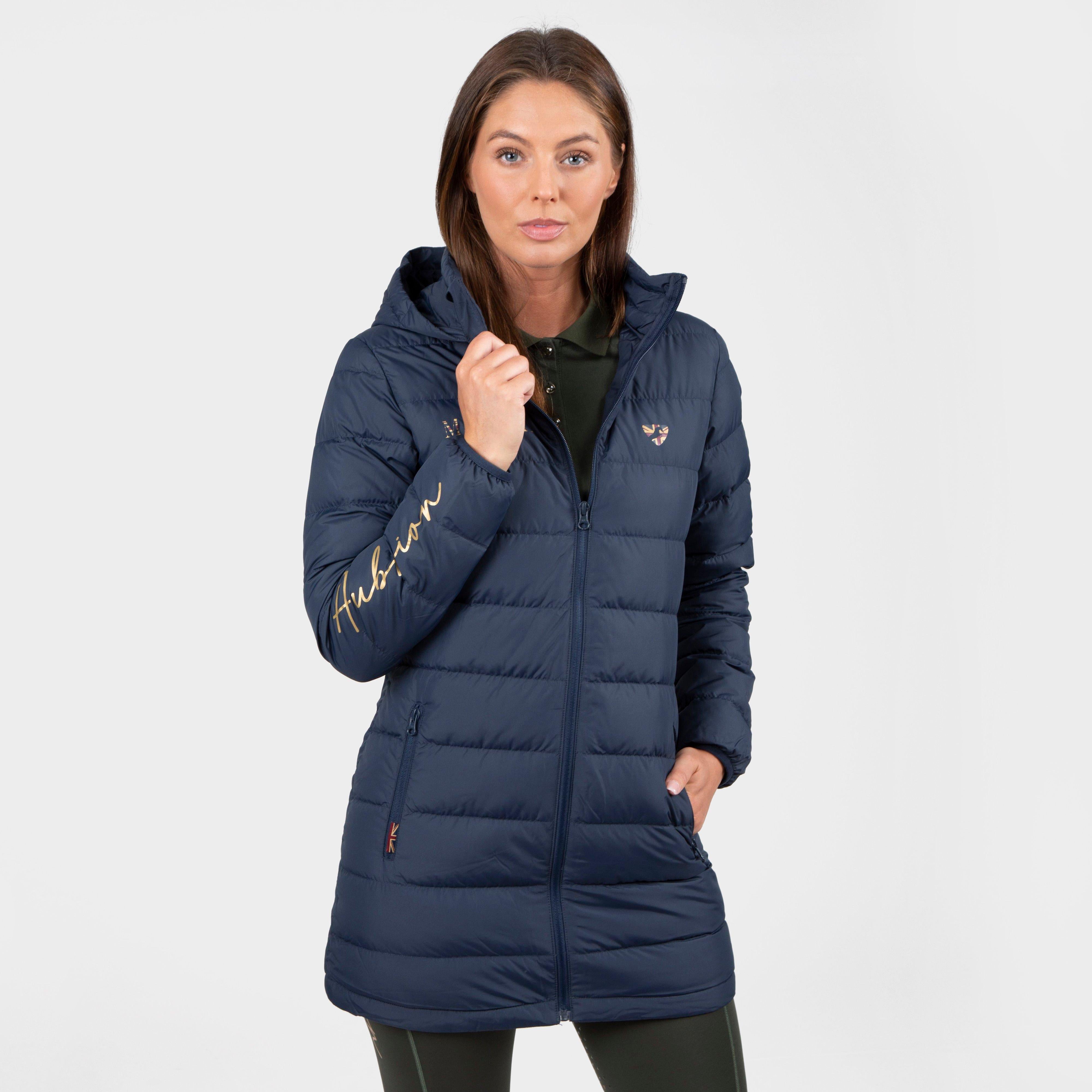 Womens Team Padded Coat Navy