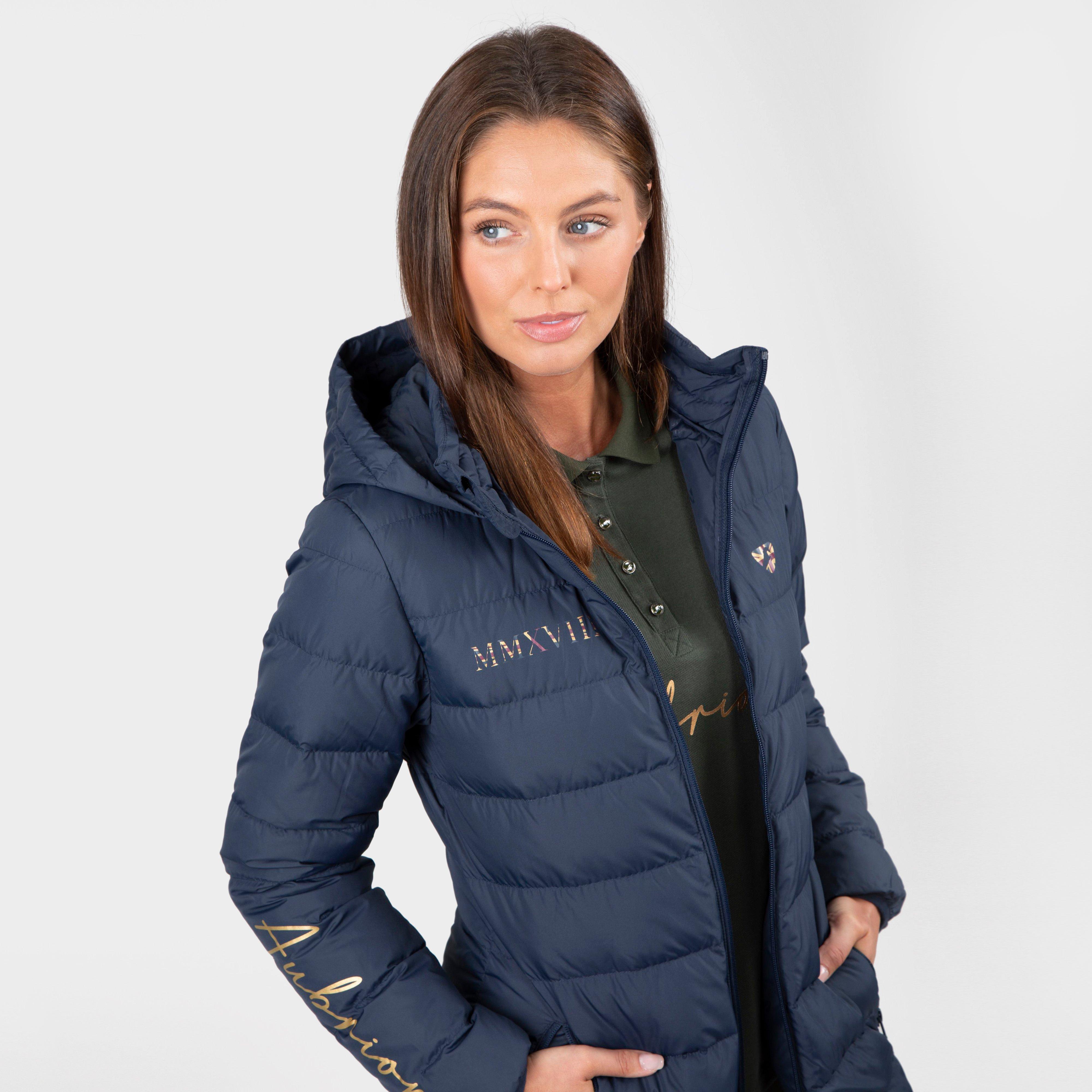 Womens Team Padded Coat Navy