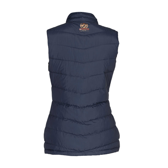 Womens Team Padded Gilet Navy
