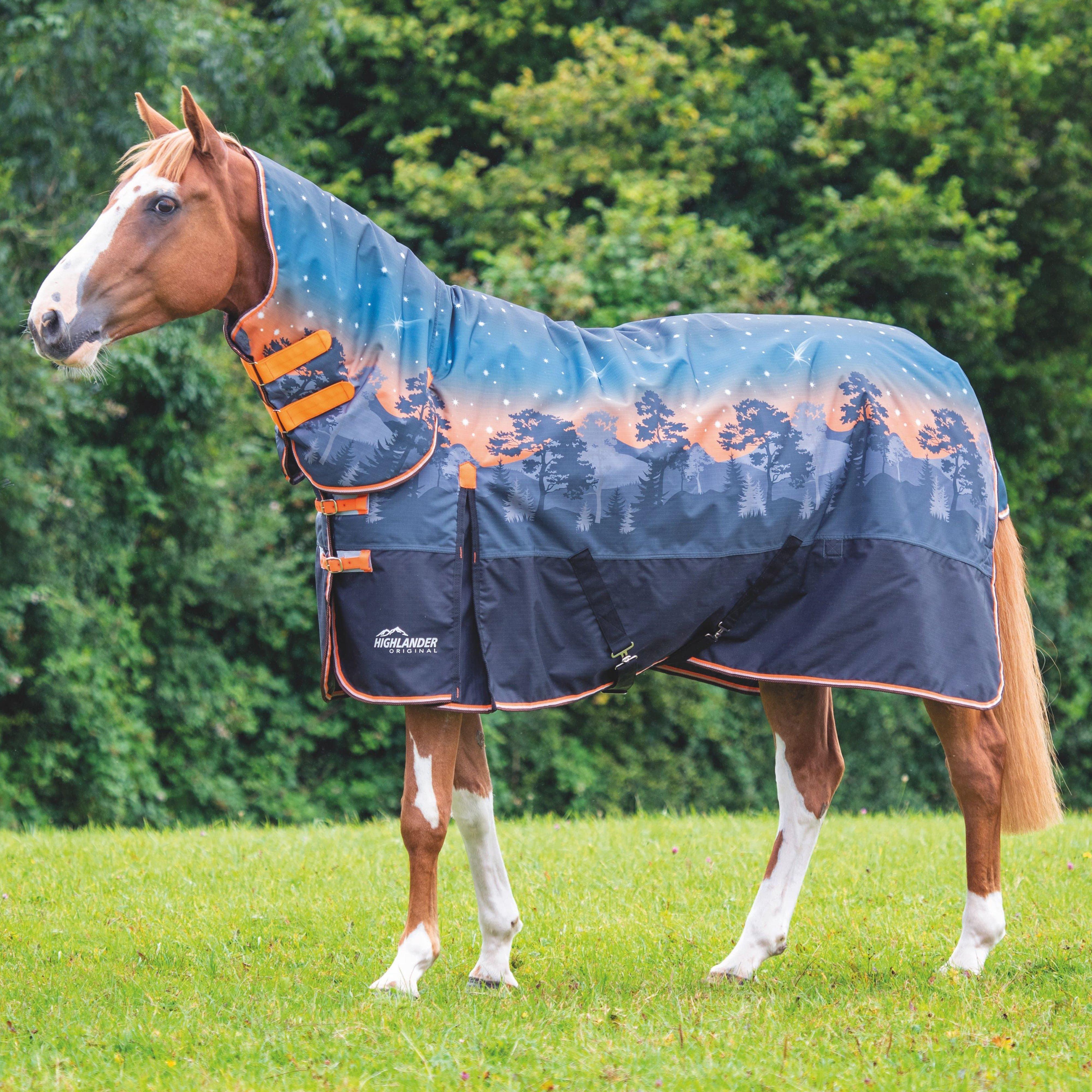 Highlander Original Combo Medium Weight 200g Turnout Rug Winter Sun