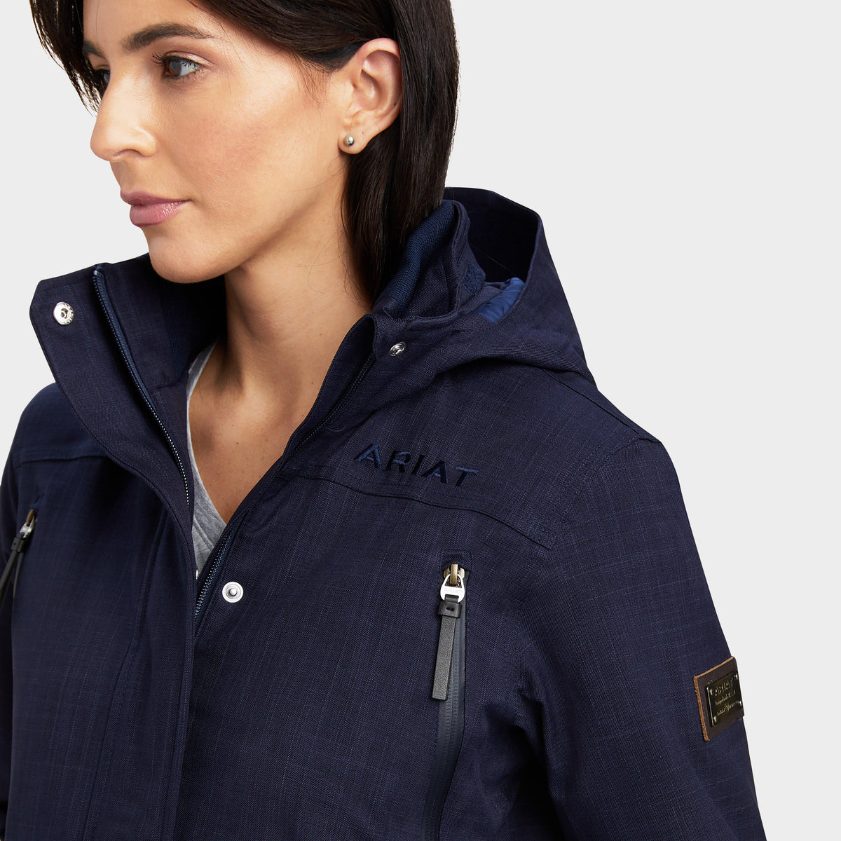 Womens Sterling Waterproof Insulated Parka Navy Heather