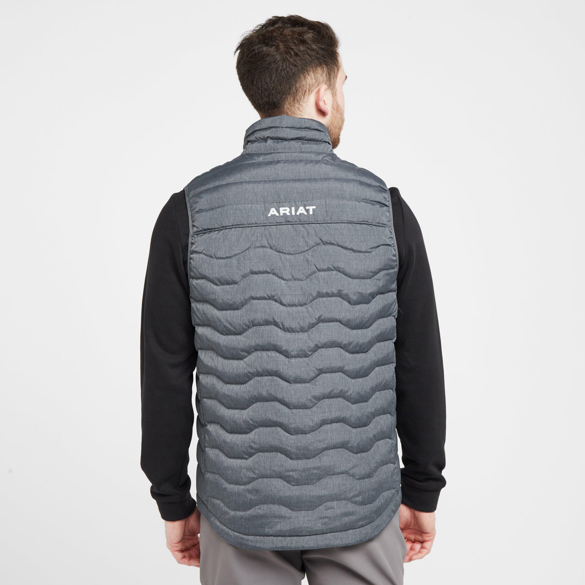 Mens Ideal Down Gilet Charcoal Heather