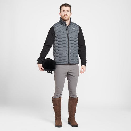 Mens Ideal Down Gilet Charcoal Heather