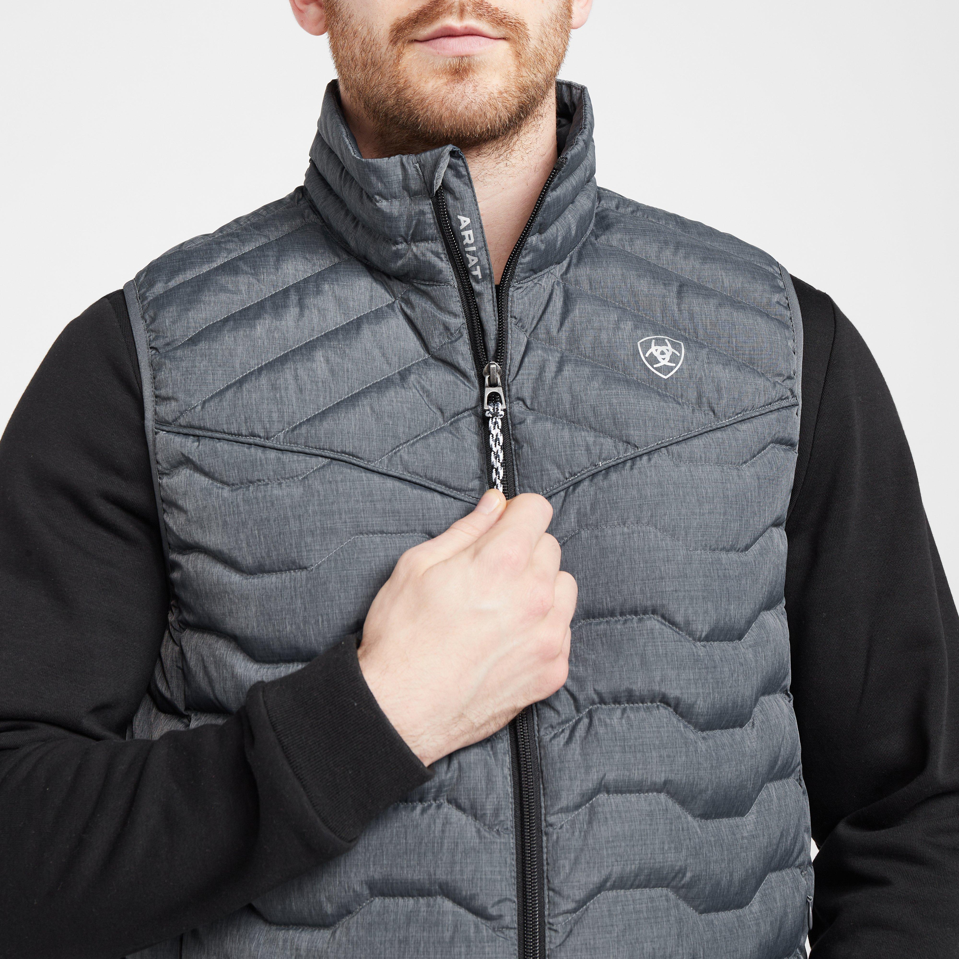Mens Ideal Down Gilet Charcoal Heather