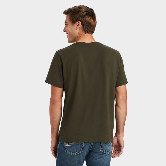 Mens Varsity T-Shirt Forest Mist