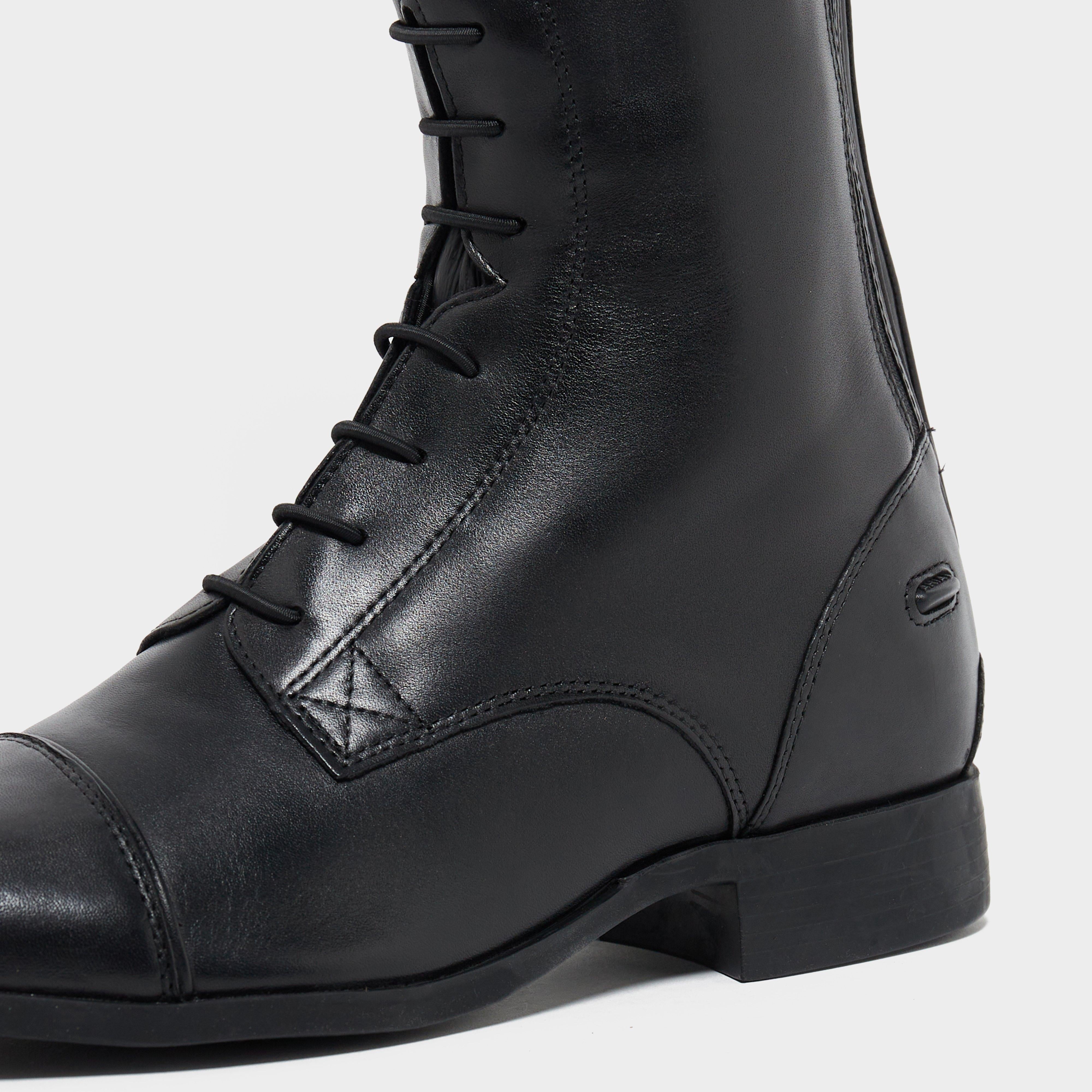 Mens Heritage Contour Field Zip Riding Boot Black