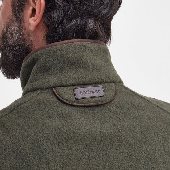 Mens Langdale Fleece Gilet Olive