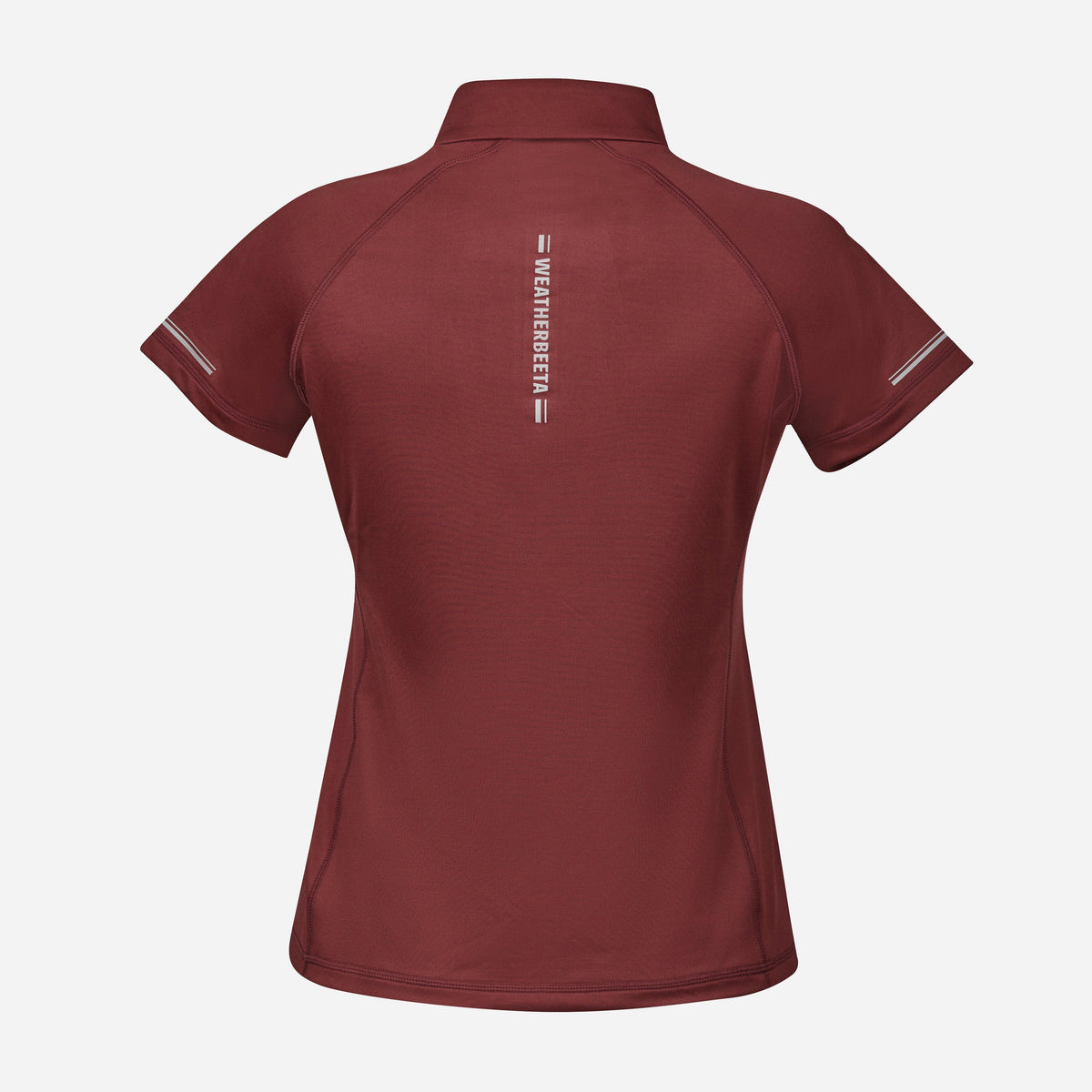 Womens Victoria Premium Short Sleeve Top Maroon