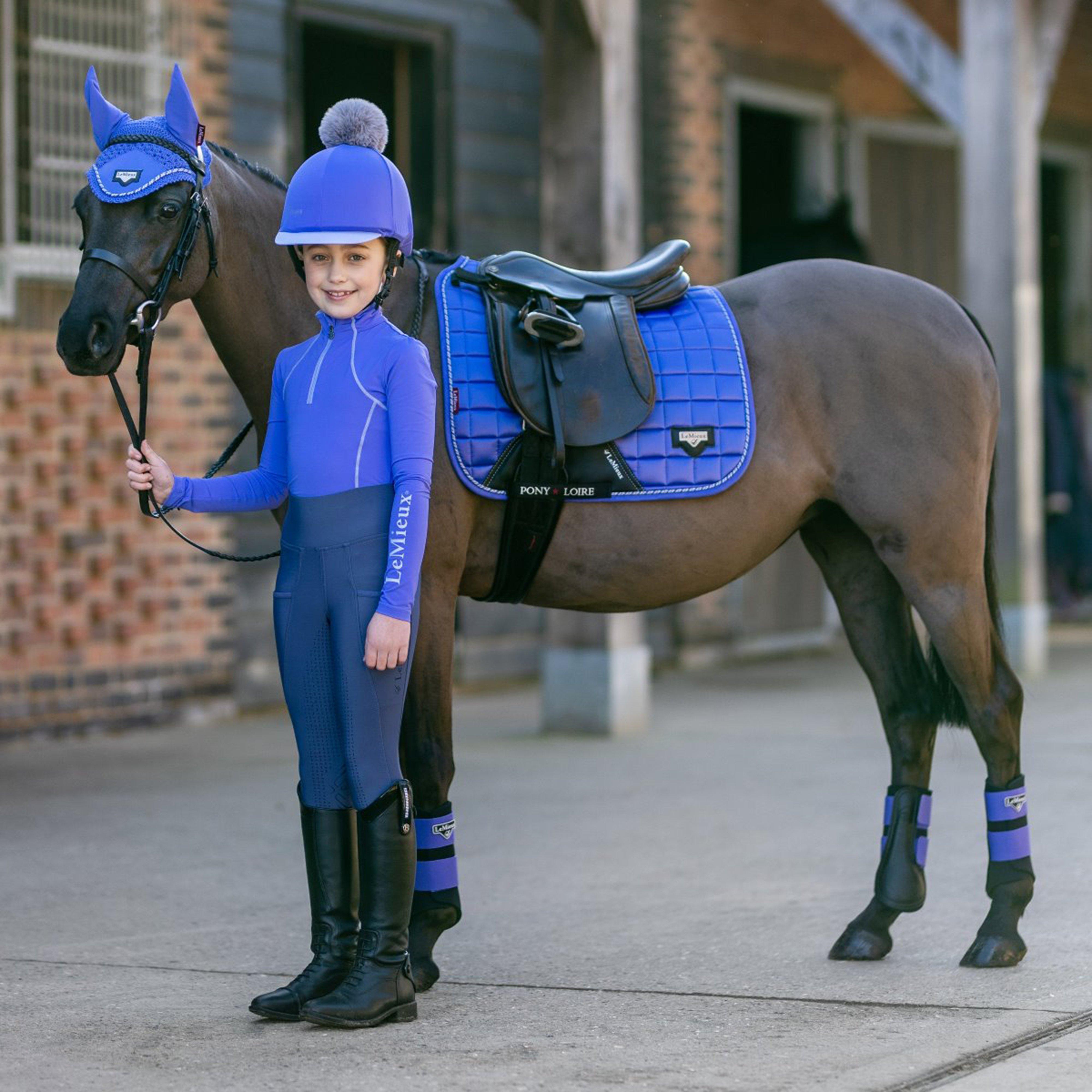 Junior Loire Dressage Pad Bluebell