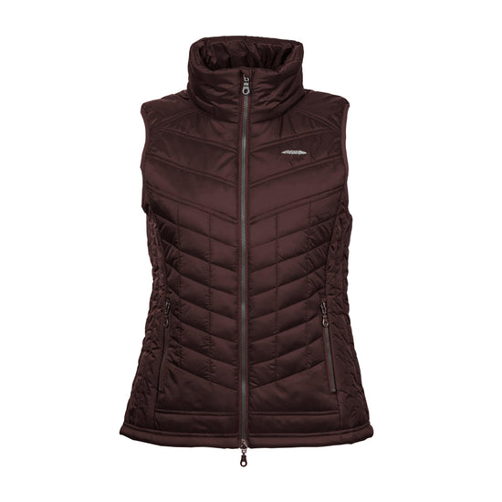 Womens Gia Puffer Vest Mulberry
