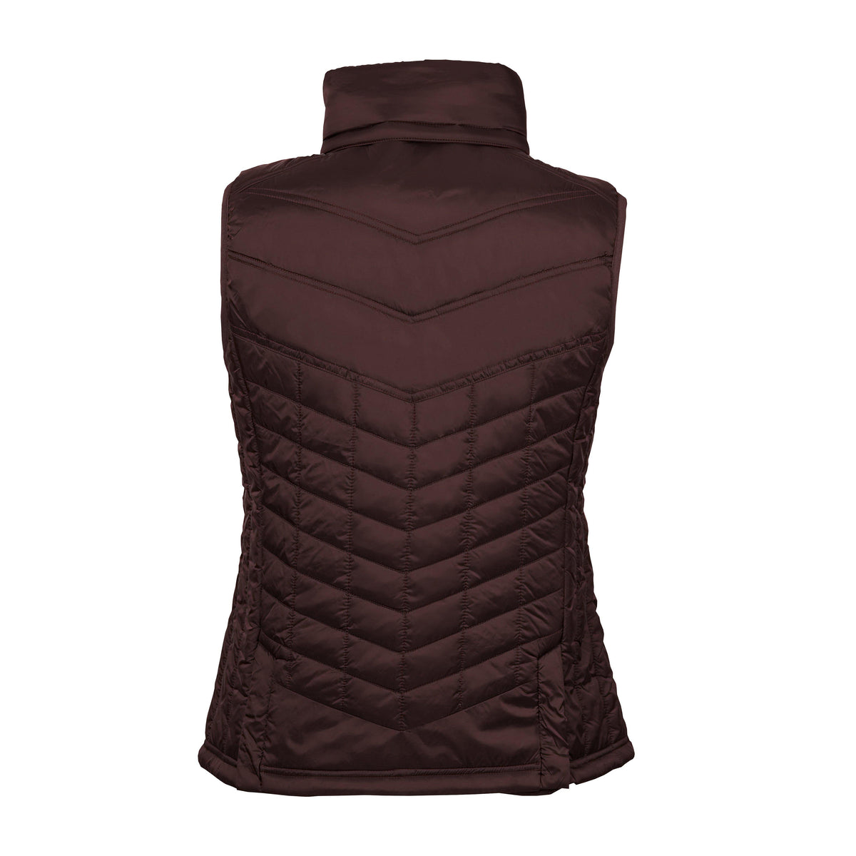 Womens Gia Puffer Vest Mulberry