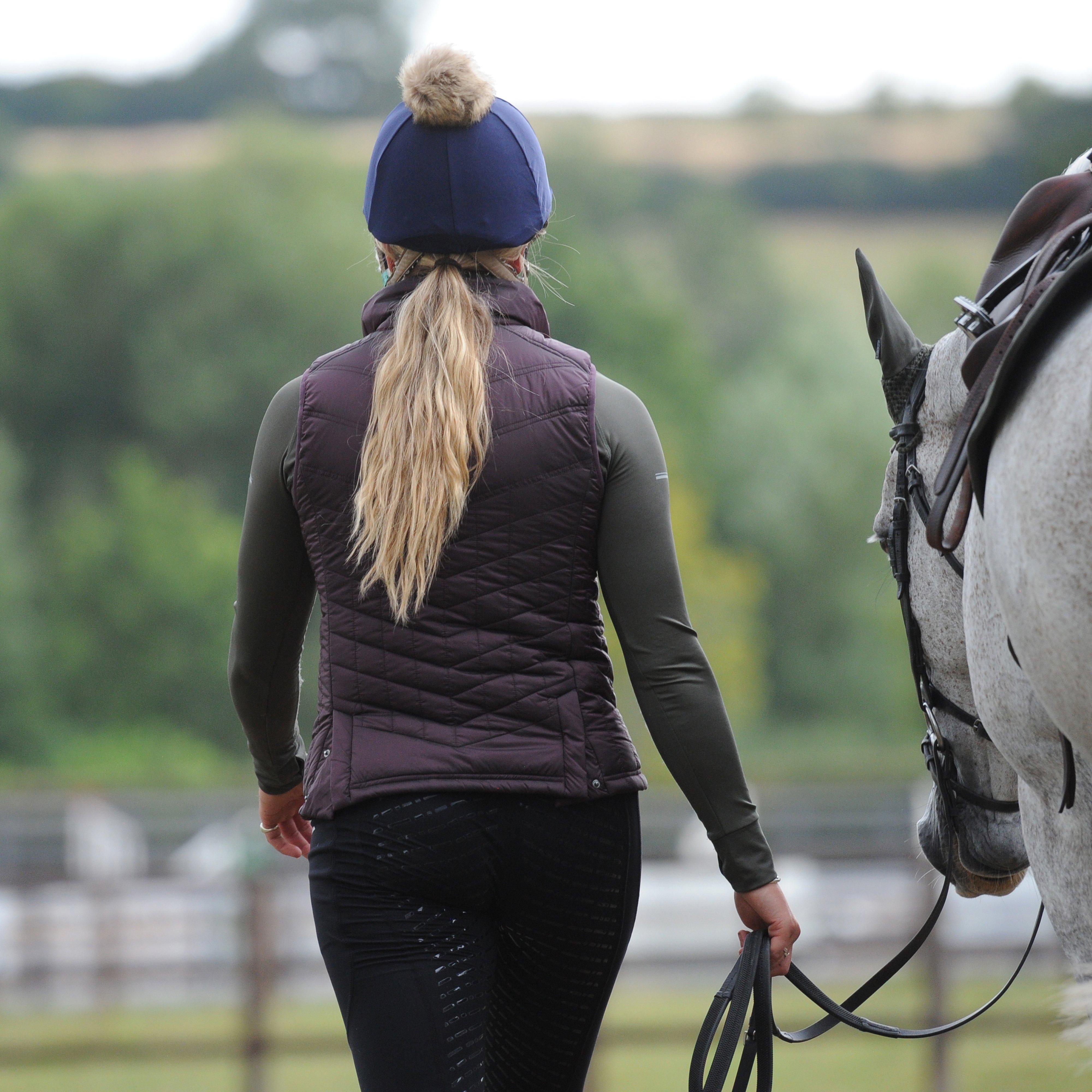 Womens Gia Puffer Vest Mulberry