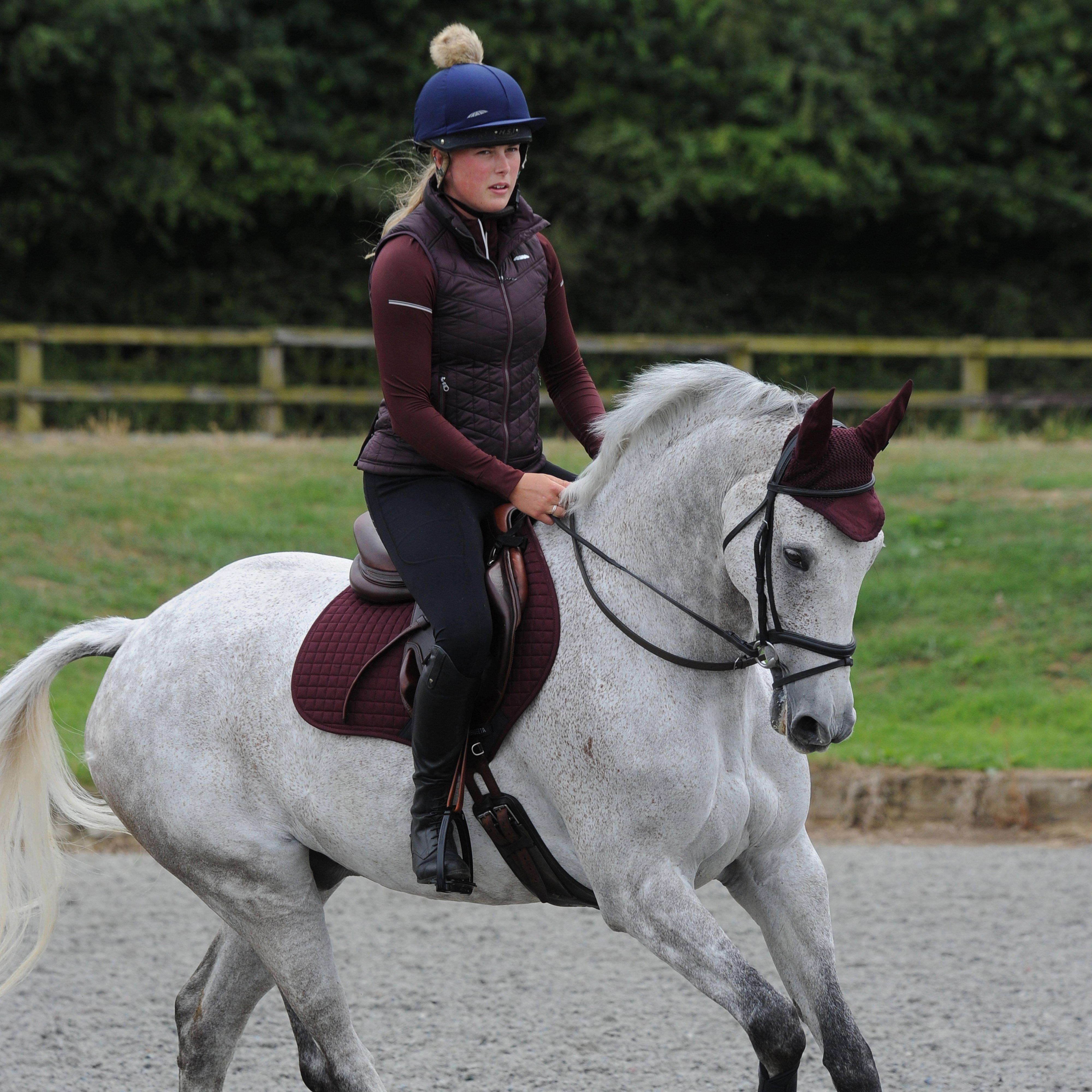 Womens Gia Puffer Vest Mulberry