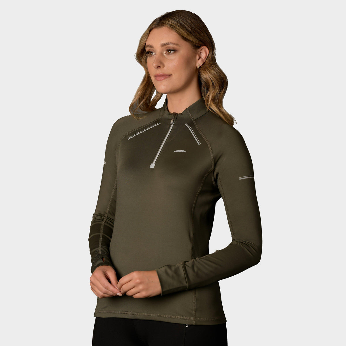 Womens Victoria Premium Thermal Base Layer Olive