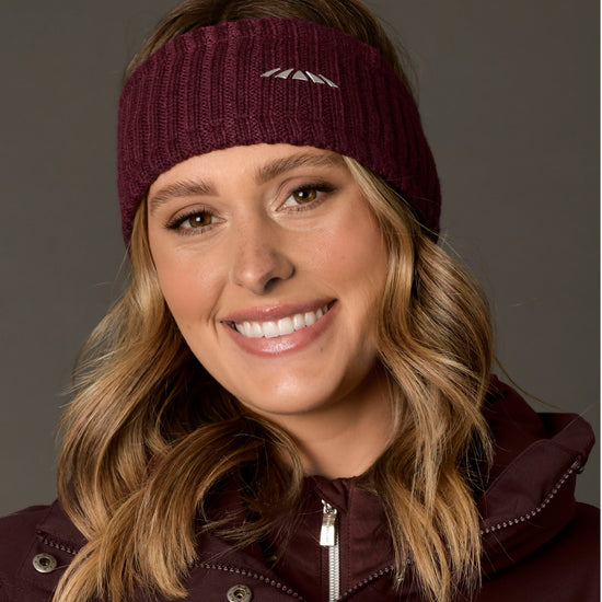 Womens Knit Headband Mulberry