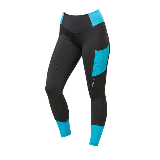 Women's Power Performance Midrise Tights Black/Blue