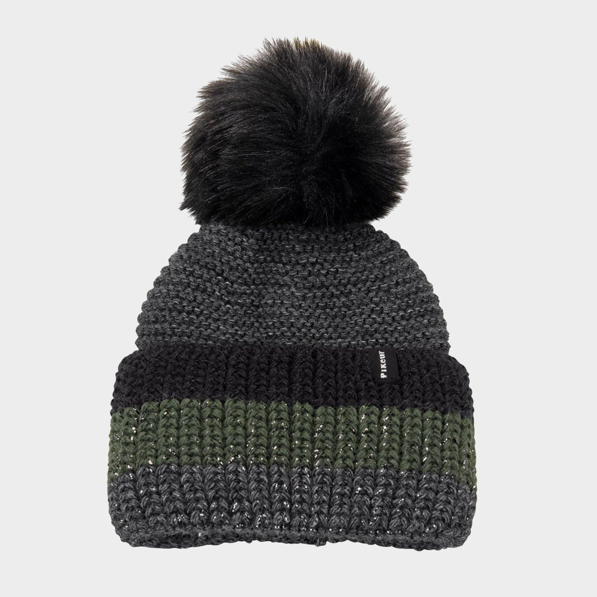 Womens Bobble Hat Grey
